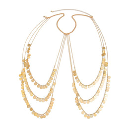 Gold-Plated Layered Body Chain