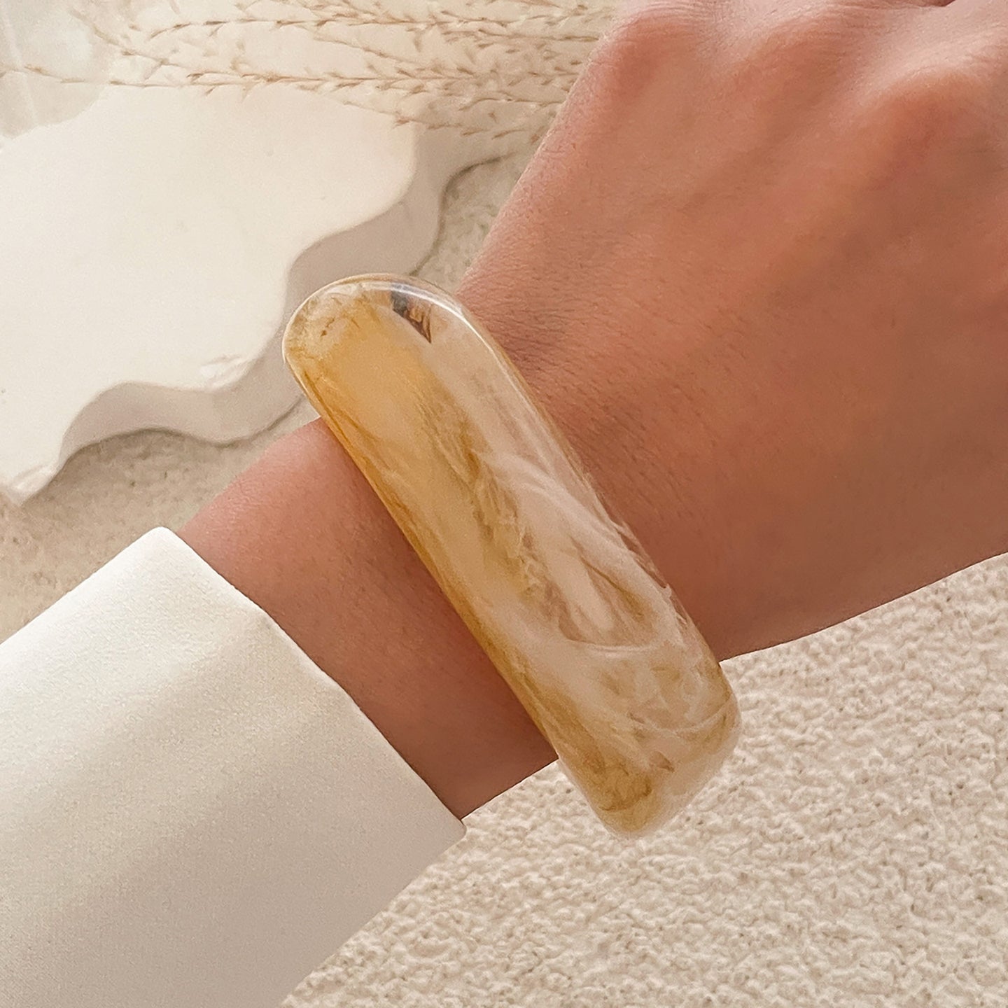 Women Handcrafted Bangle-Style Bracelet