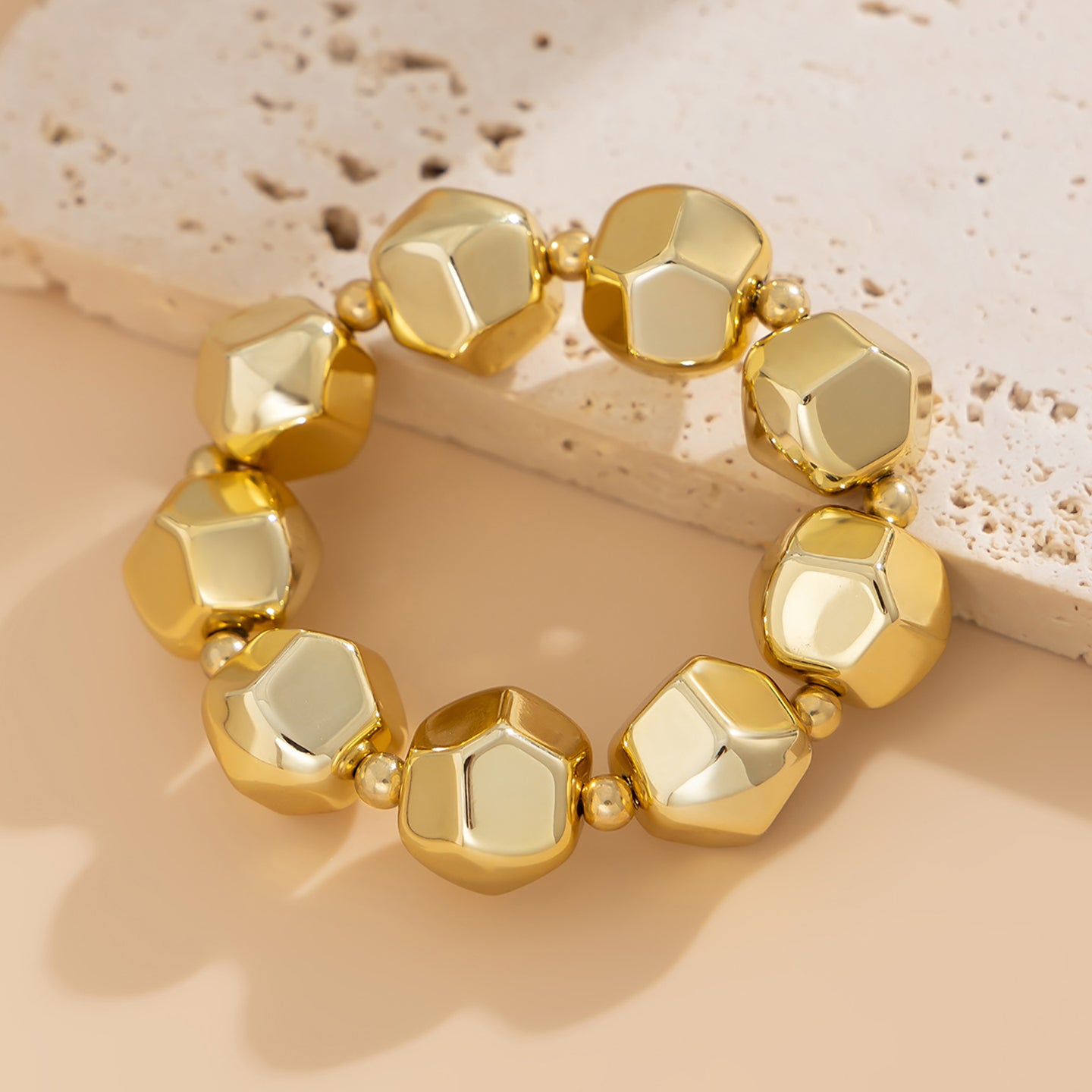 Women Hand Painted Gold-Plated Bracelet