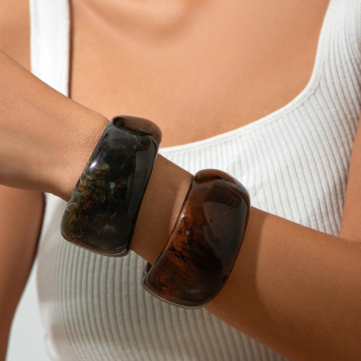 Women 2 Handcrafted Bangle-Style Bracelet