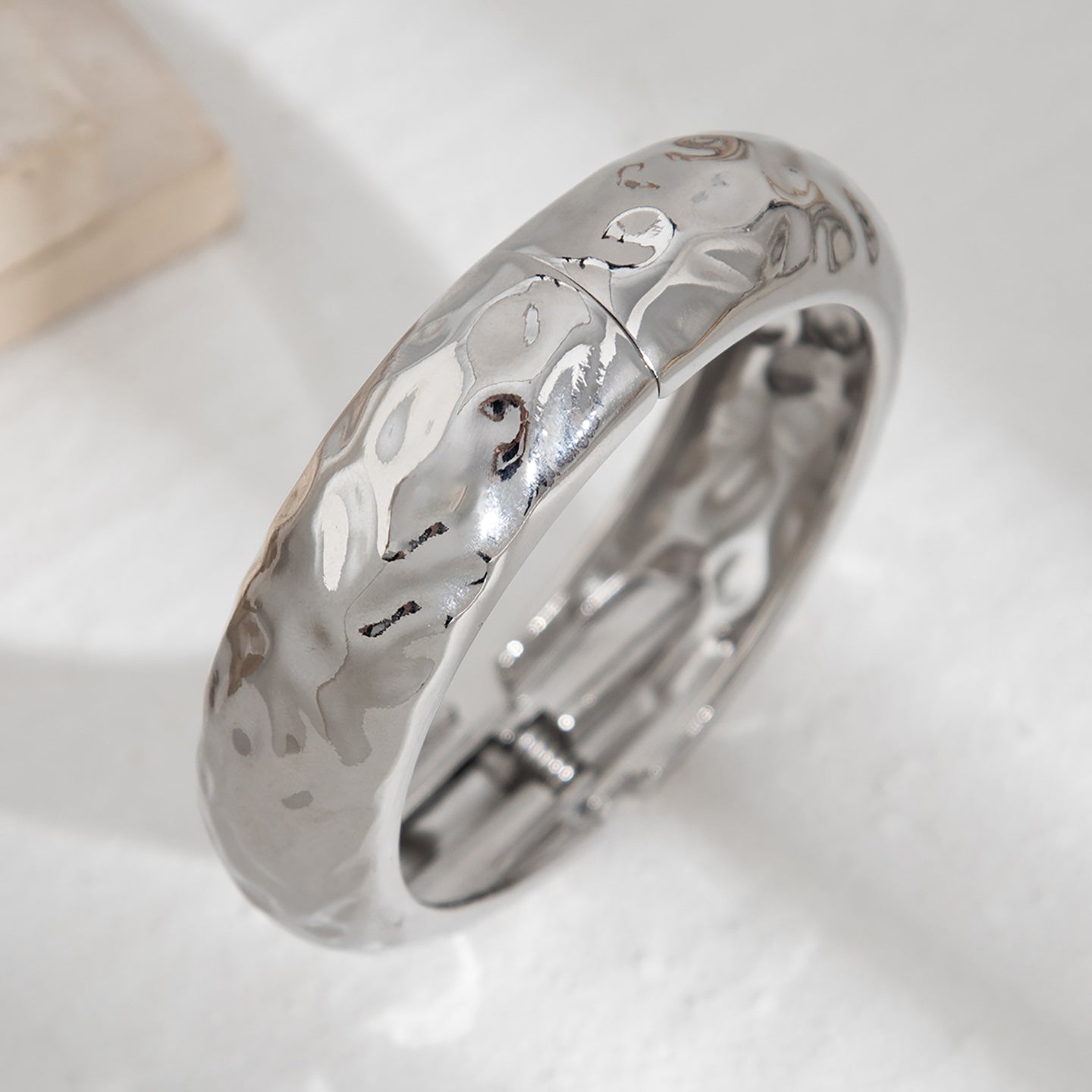 Women Handcrafted Silver-Plated Kada Bracelet