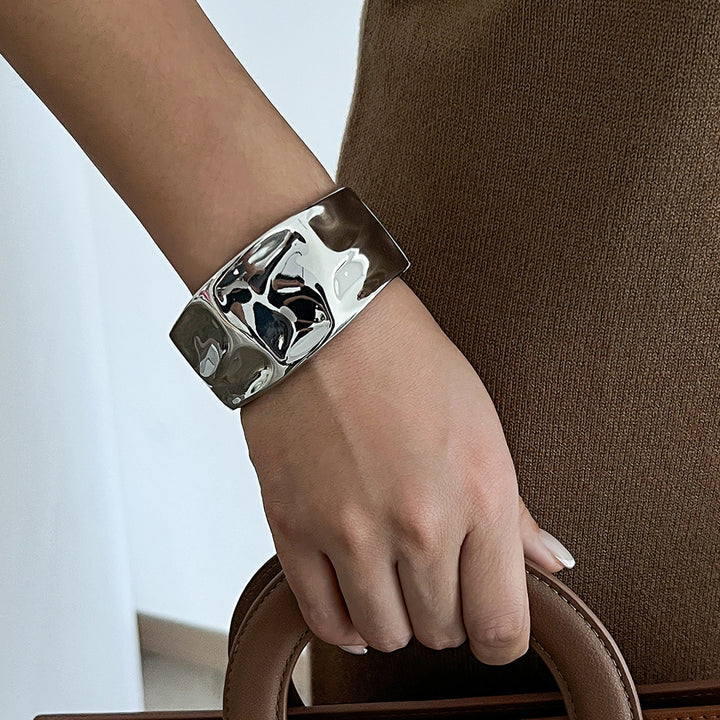Women Silver-Plated Kada Bracelet