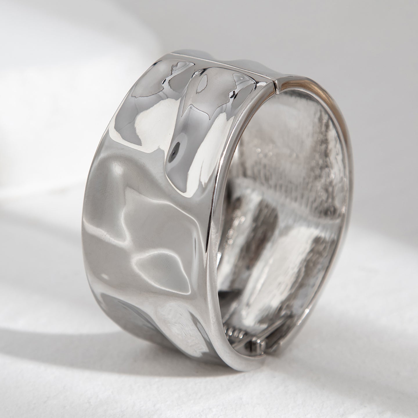 Women Silver-Plated Kada Bracelet