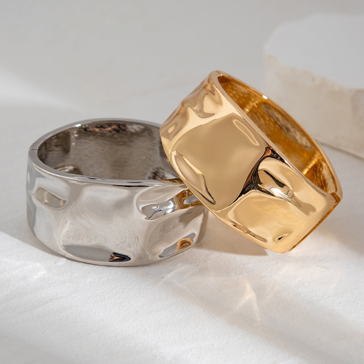 Women Silver-Plated Kada Bracelet