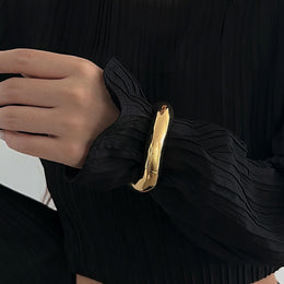 Gold-Plated Cuff Bracelet