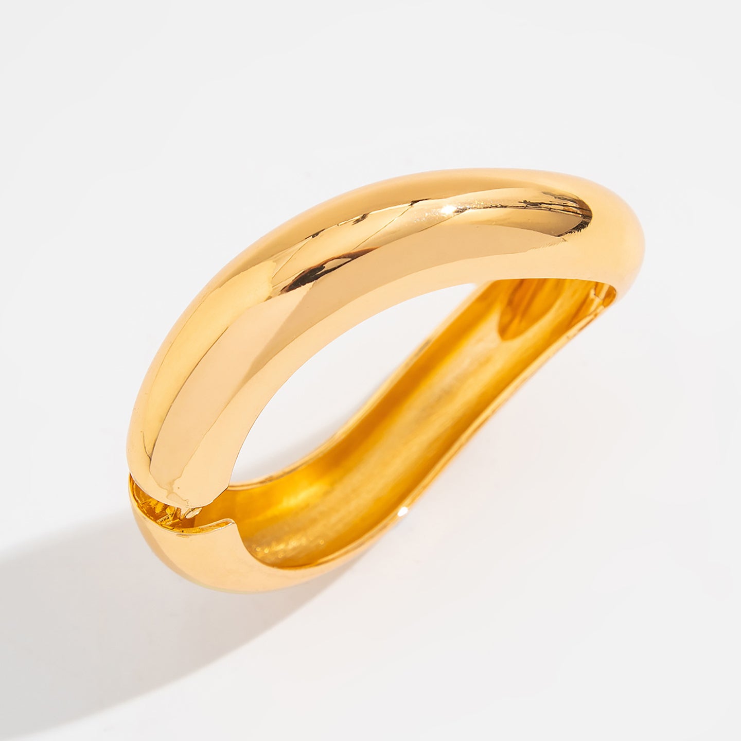Gold-Plated Cuff Bracelet
