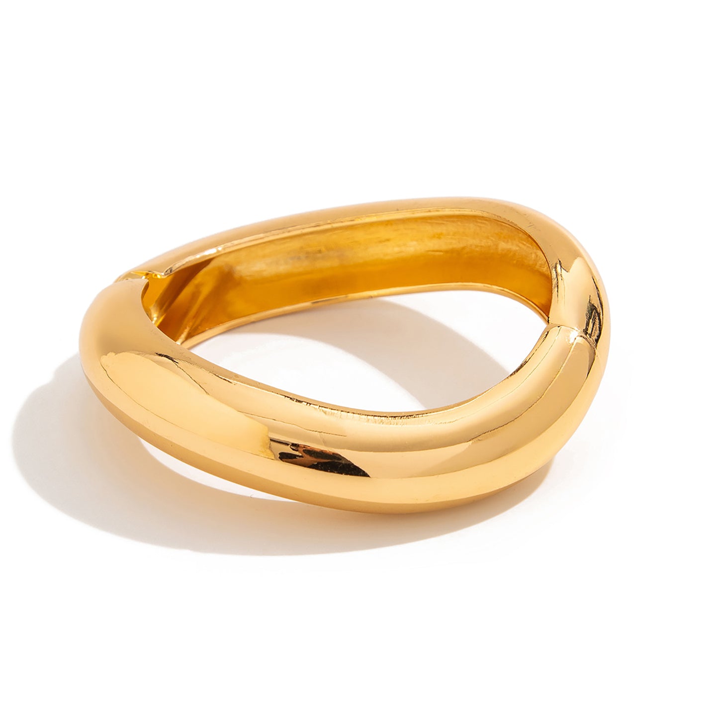 Gold-Plated Cuff Bracelet