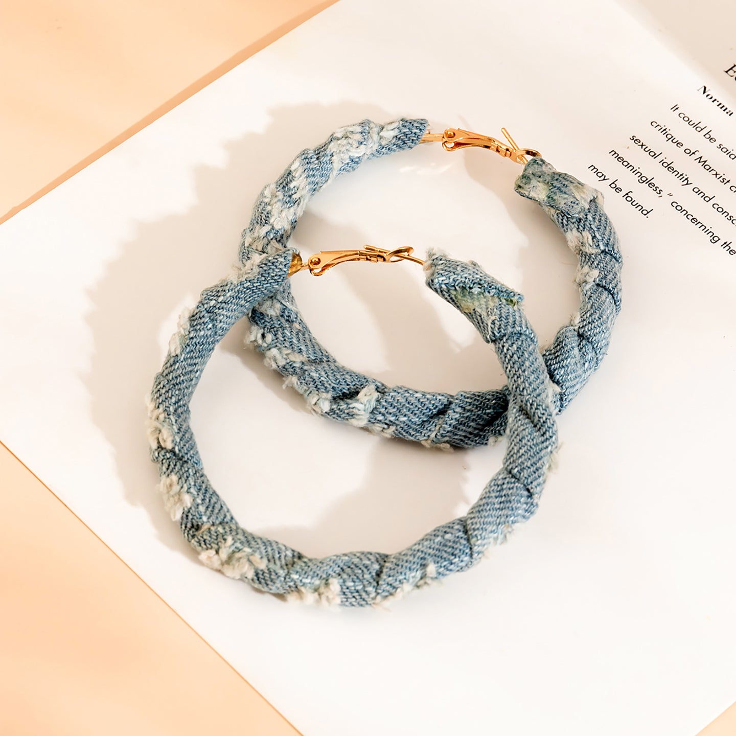 Circular Half Hoop Earrings