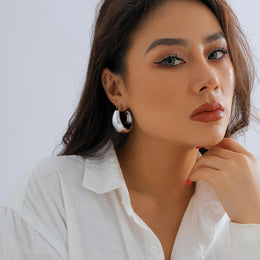 Teardrop Shaped Studs Earrings