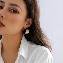 Circular Hoop Earrings