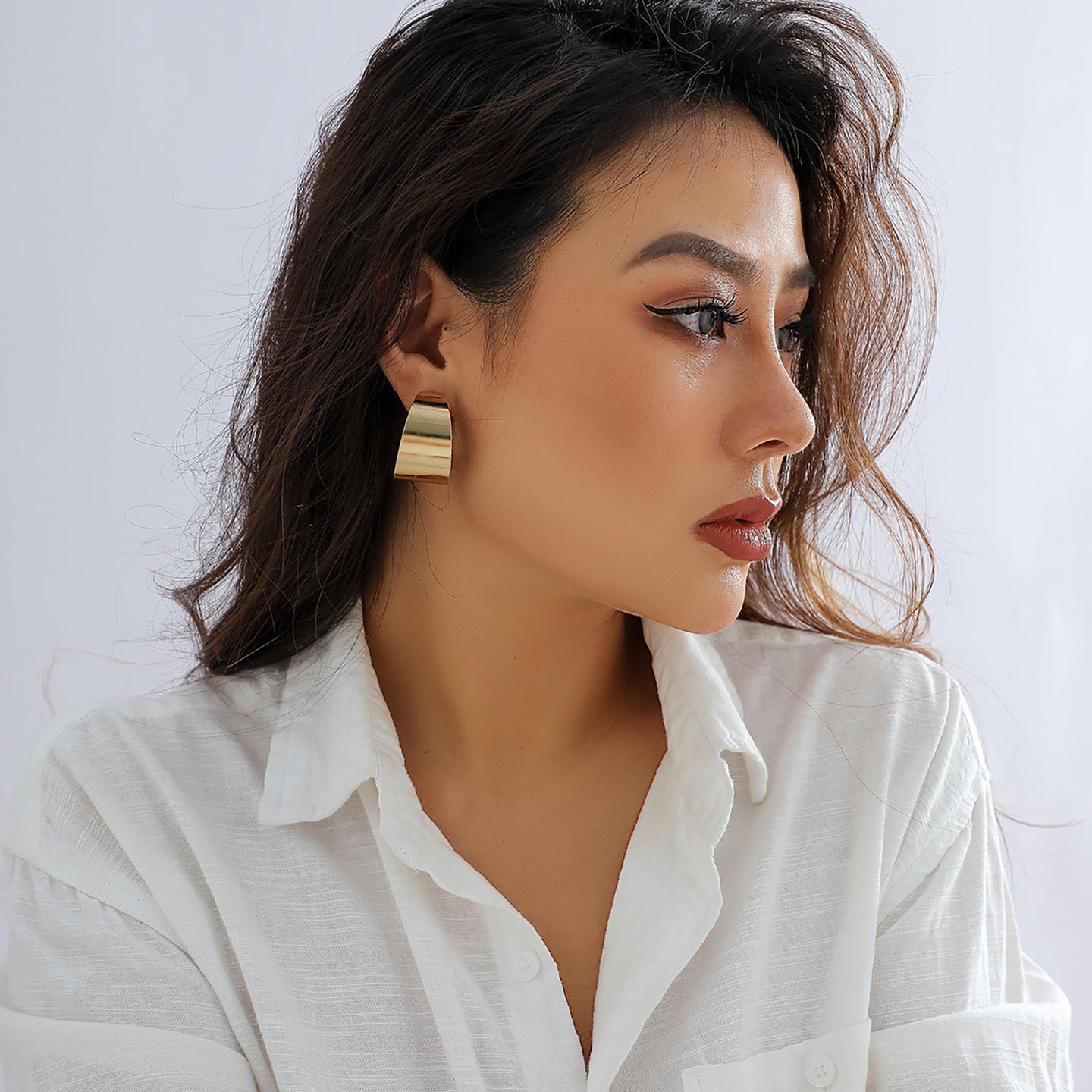 Circular Hoop Earrings