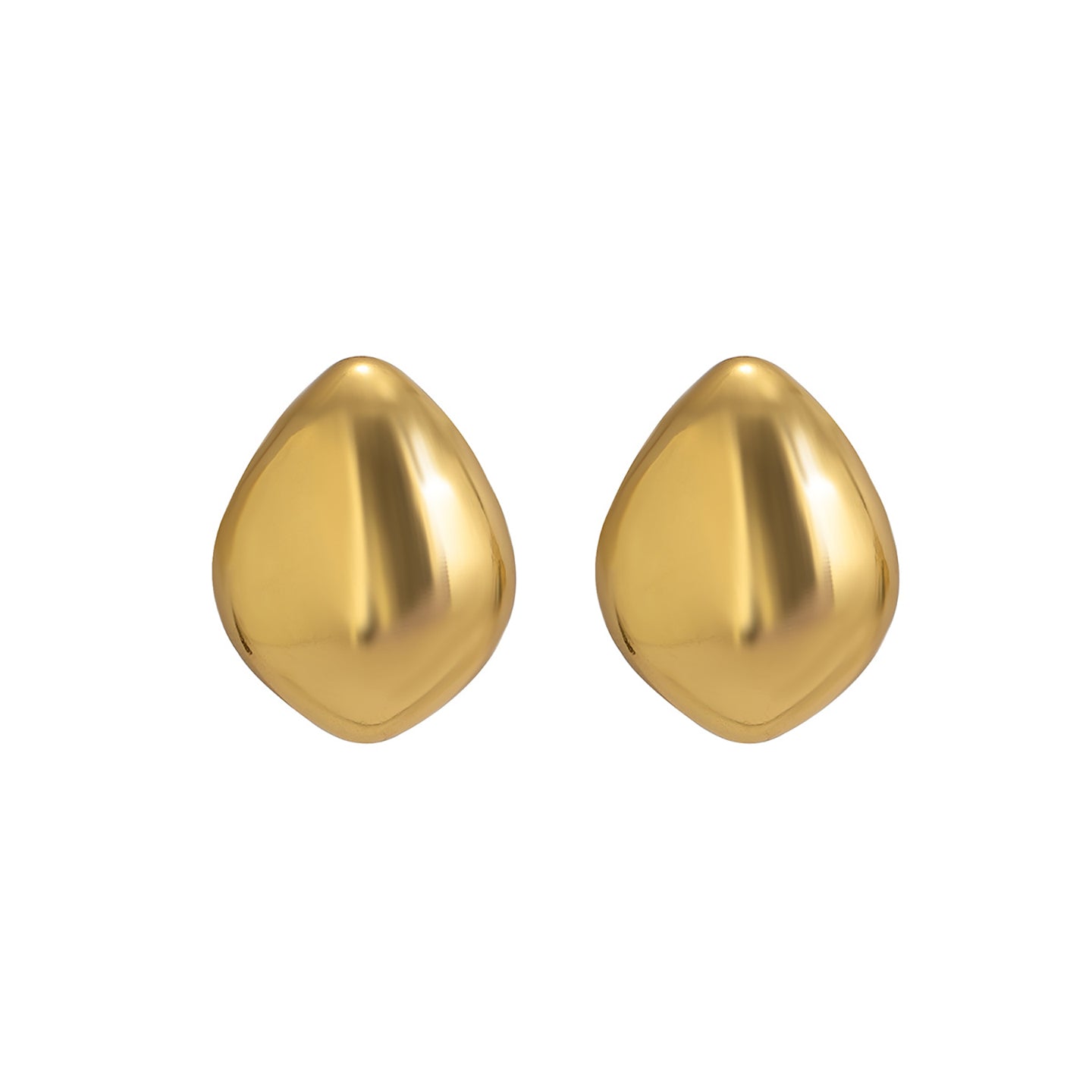 Teardrop Shaped Studs Earrings