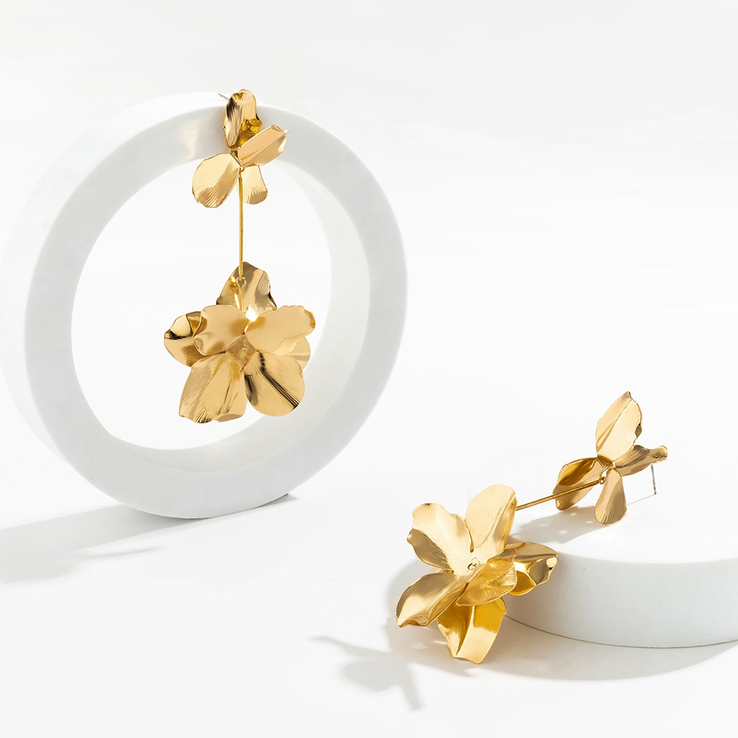 Floral Drop Earrings