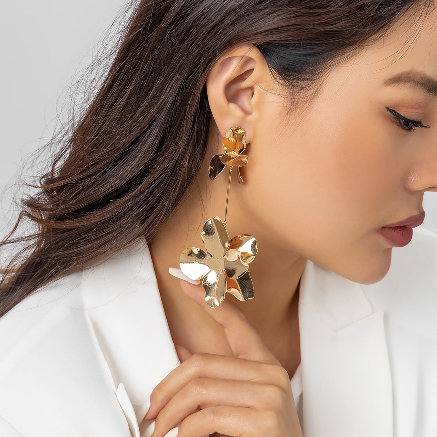 Floral Drop Earrings