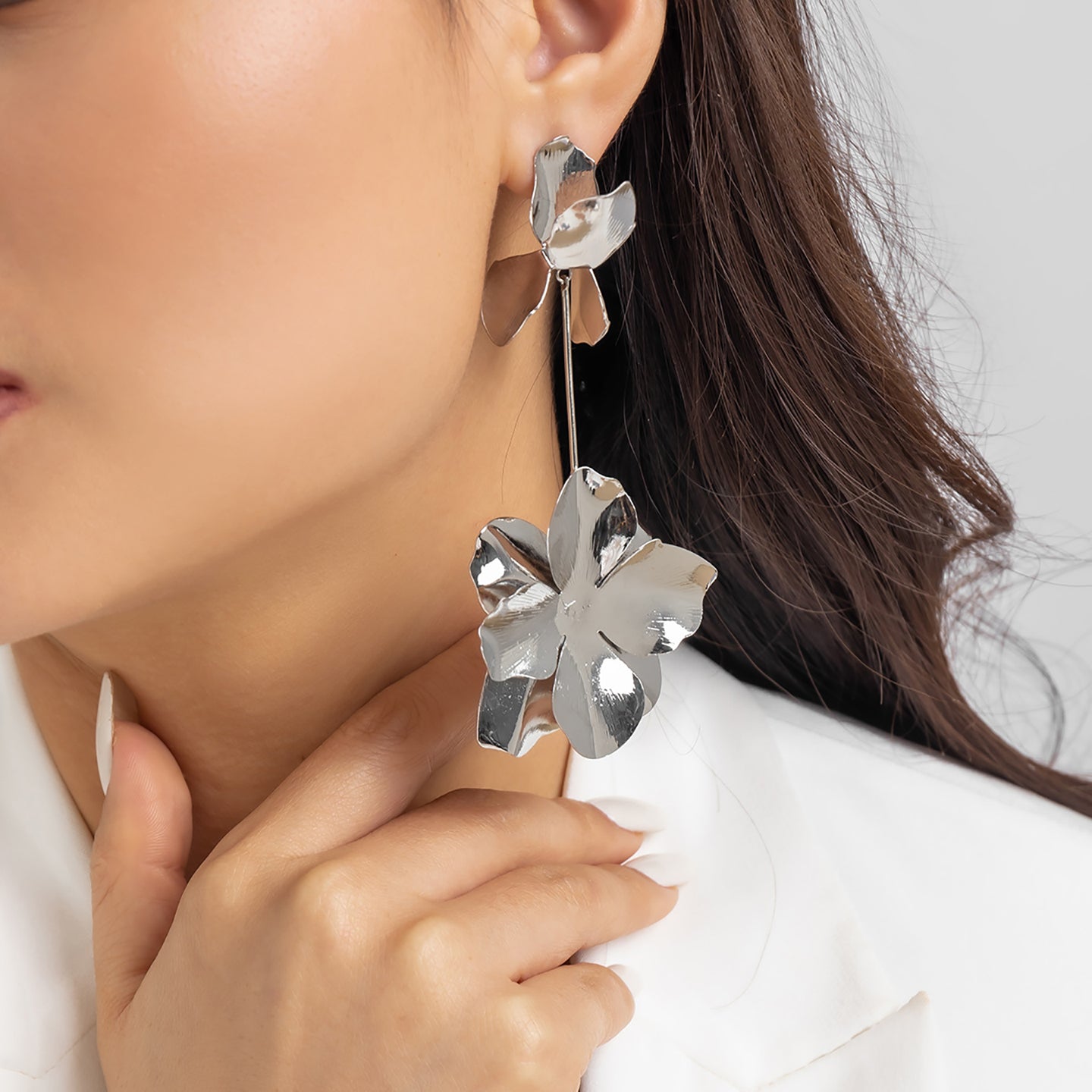 Floral Drop Earrings