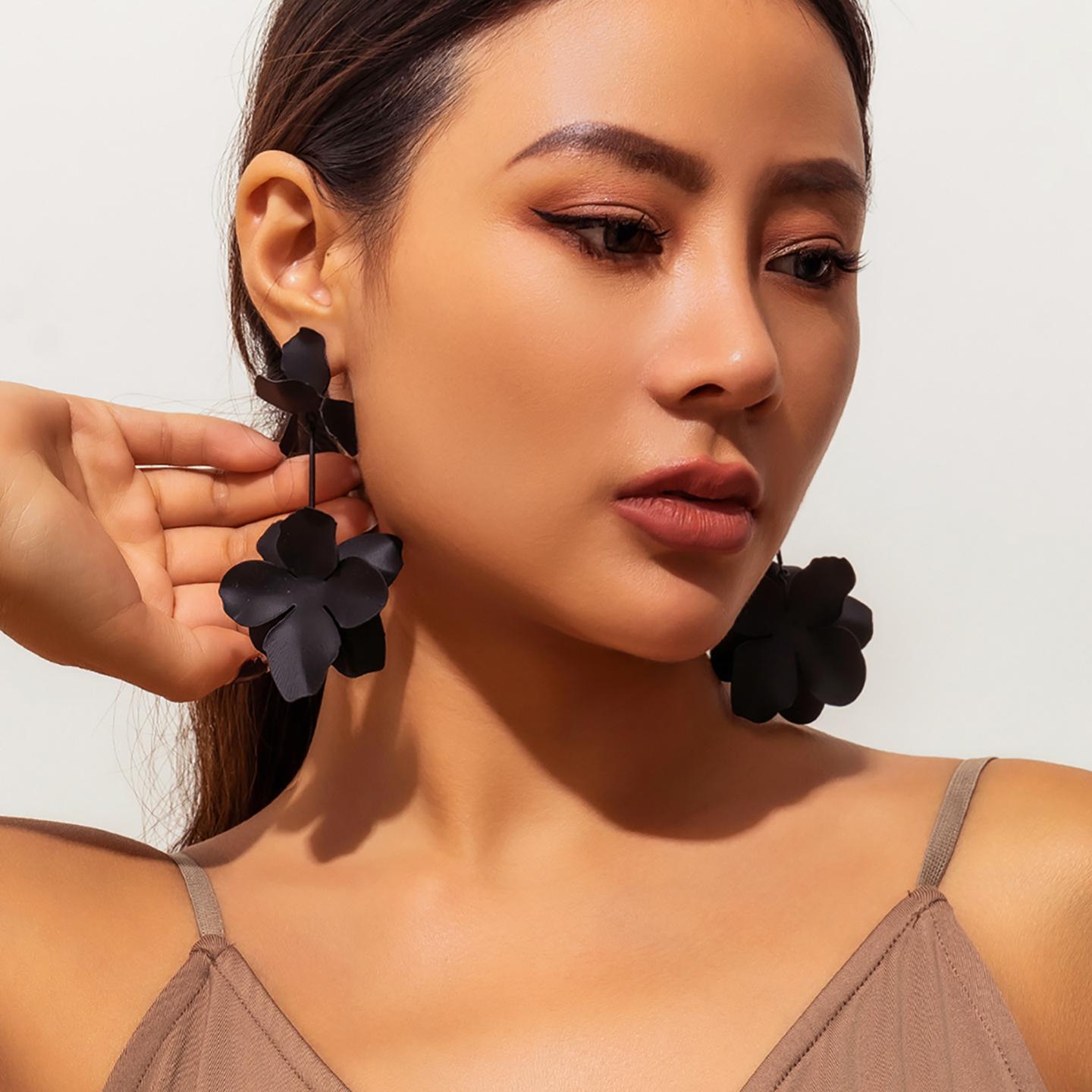 Floral Drop Earrings