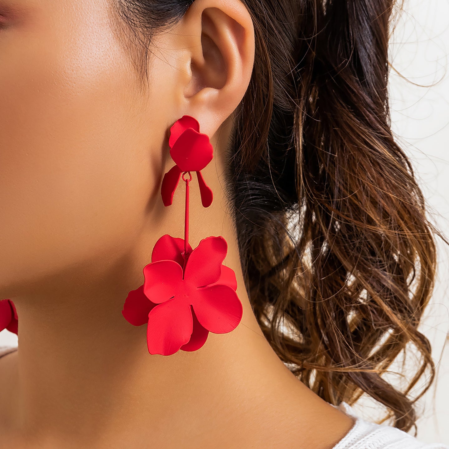 Floral Drop Earrings