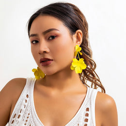 Floral Drop Earrings