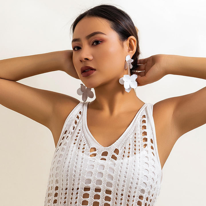 Floral Drop Earrings