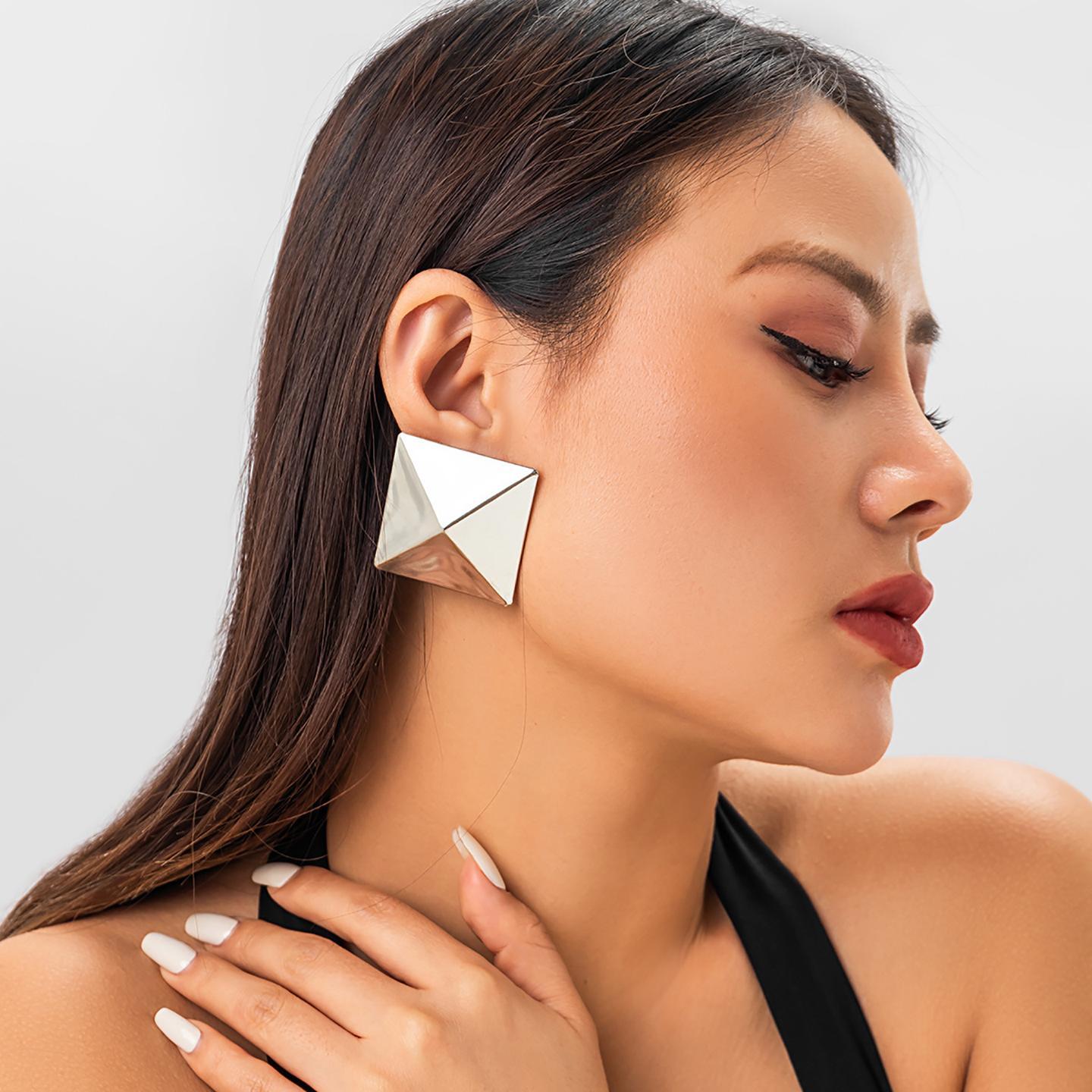 Square Studs Earrings