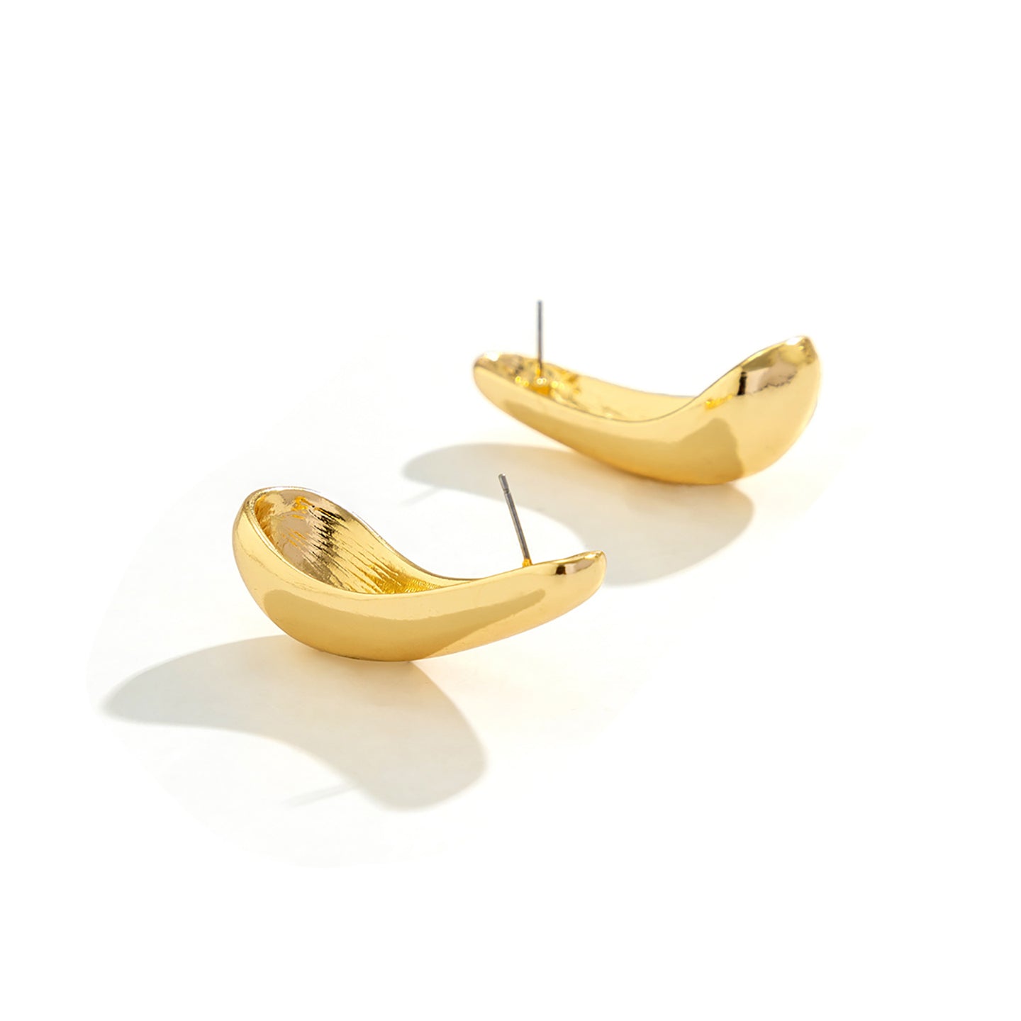 Teardrop Shaped Studs Earrings