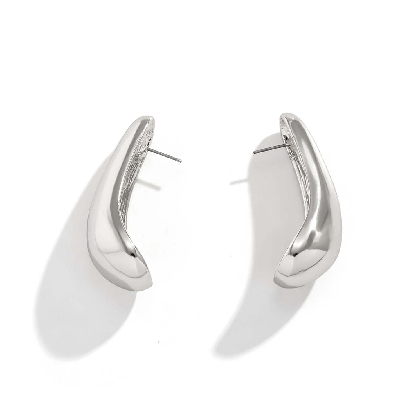 Teardrop Shaped Studs Earrings