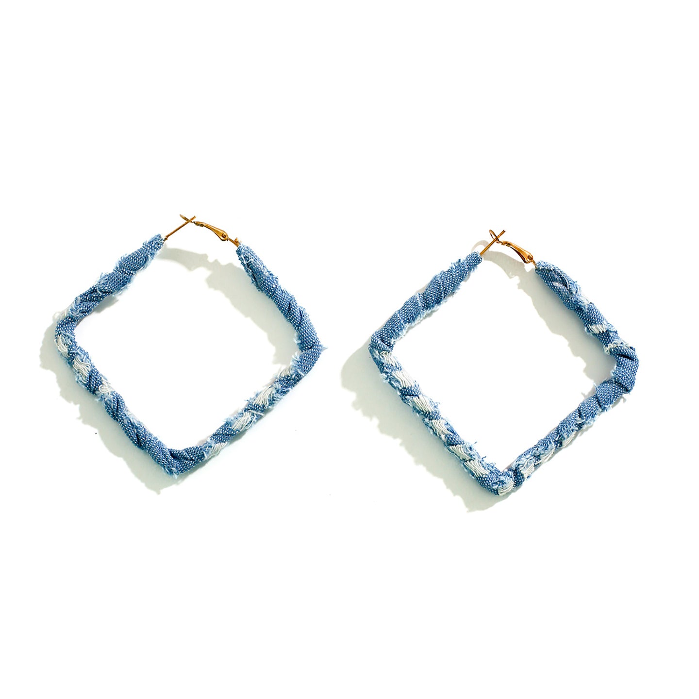 Square Half Hoop Earrings