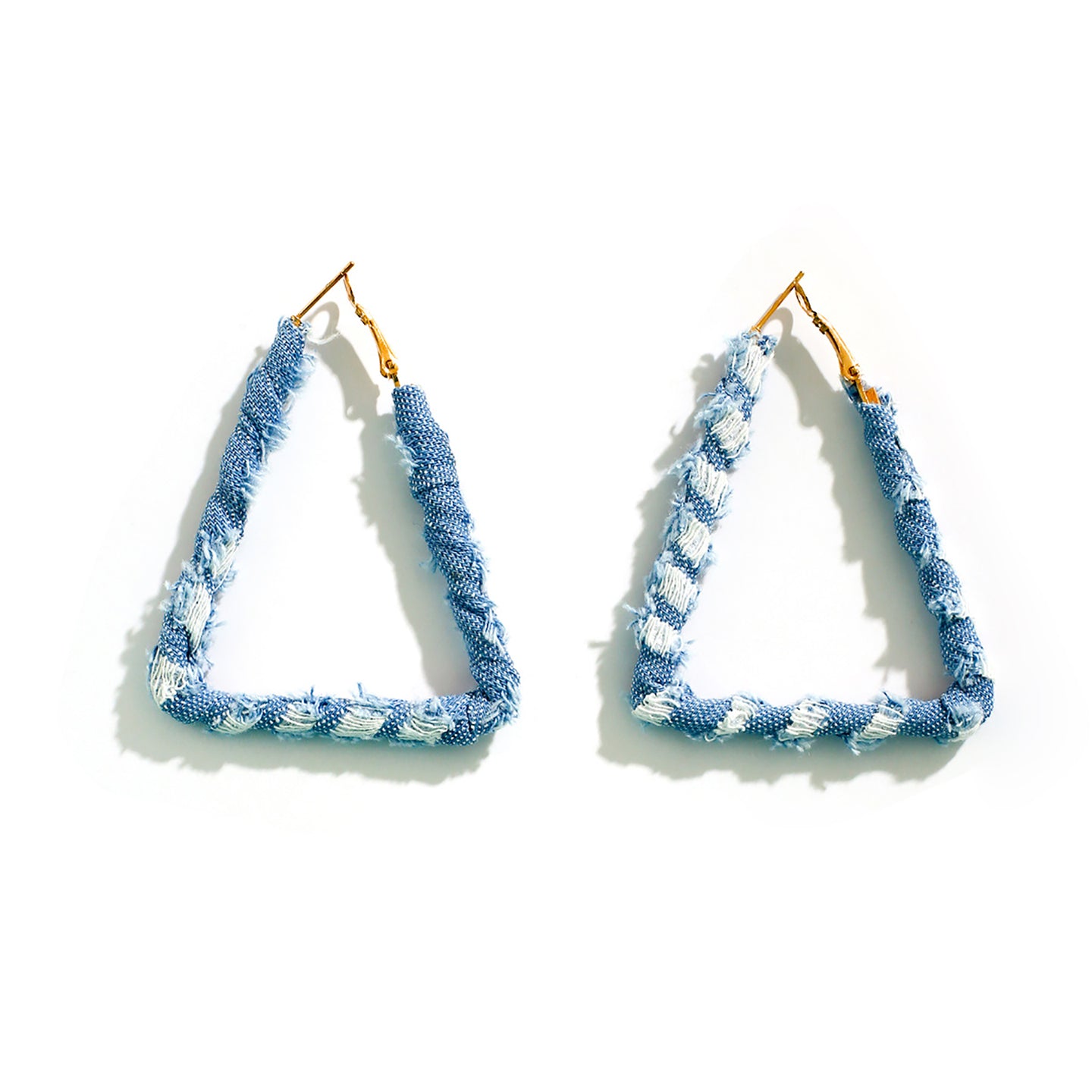 Triangular Half Hoop Earrings