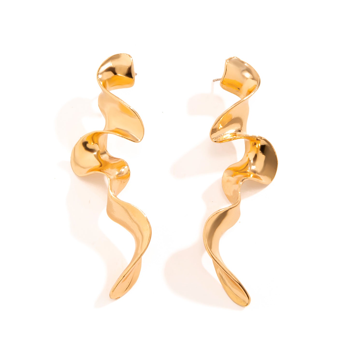 Gold-Plated Classic Drop Earrings