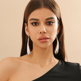 Teardrop Shaped Studs Earrings