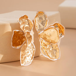 Leaf Shaped Studs Earrings