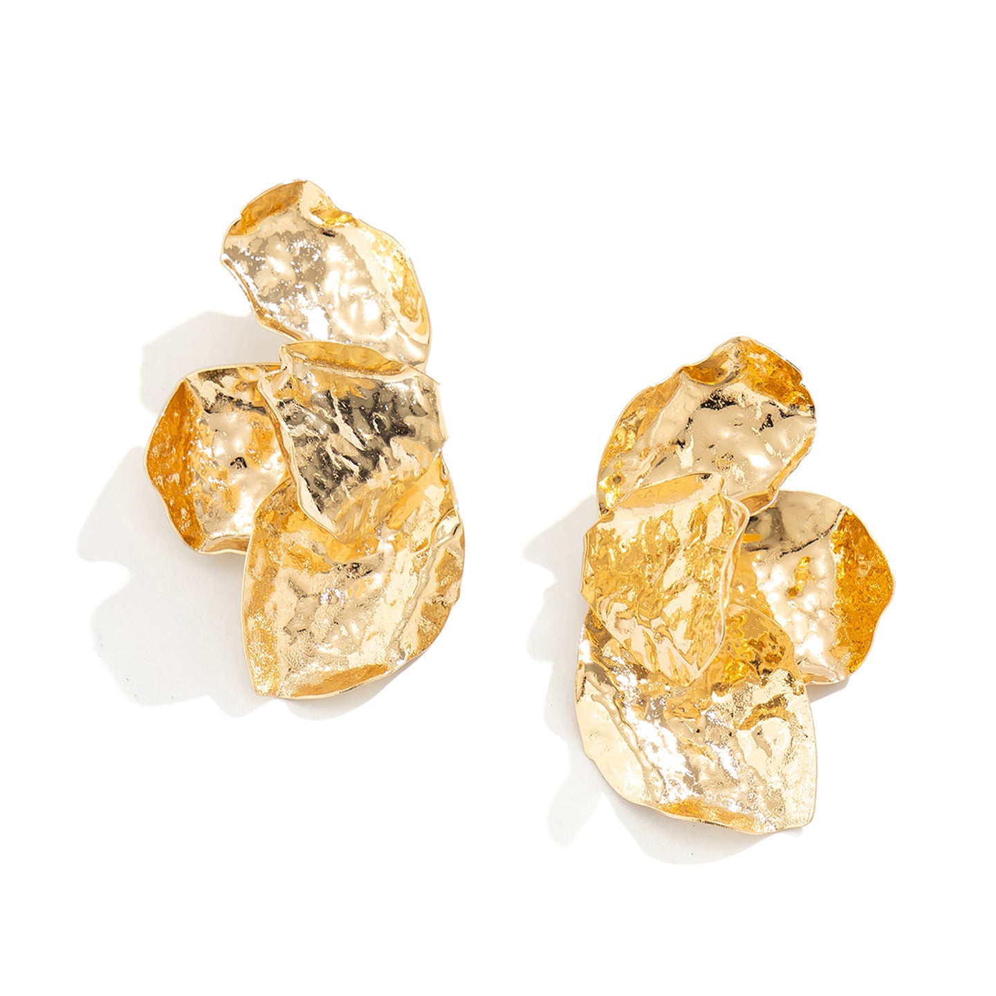 Leaf Shaped Studs Earrings