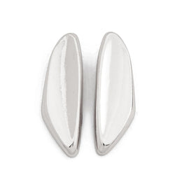Silver-Plated Contemporary Drop Earrings