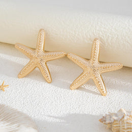Gold-Plated Star Shaped Studs