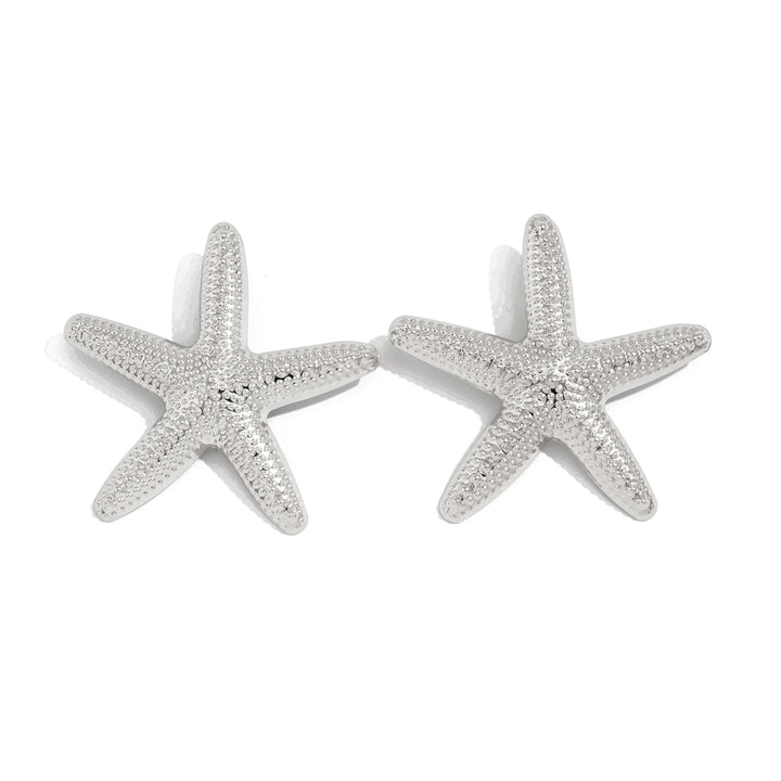 Silver-Plated Star Shaped Studs