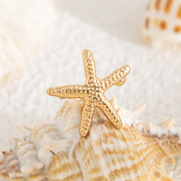 Gold-Plated Star Shaped Studs