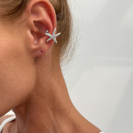 Silver-Plated Star Shaped Studs