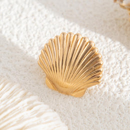 Gold Plated Contemporary Ear Cuff