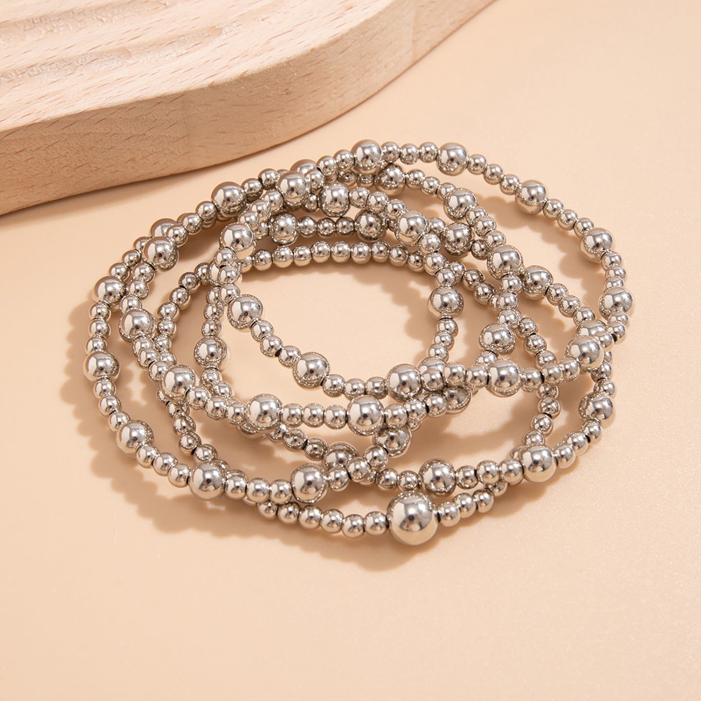 Women 5 Silver-Plated Multistrand Bracelet