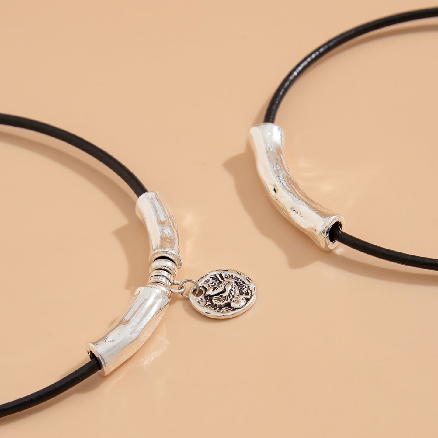 Set of 2 Silver-Plated Chain