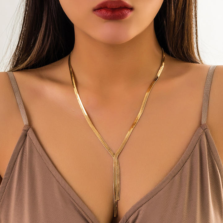 Gold-Plated Statement Necklace