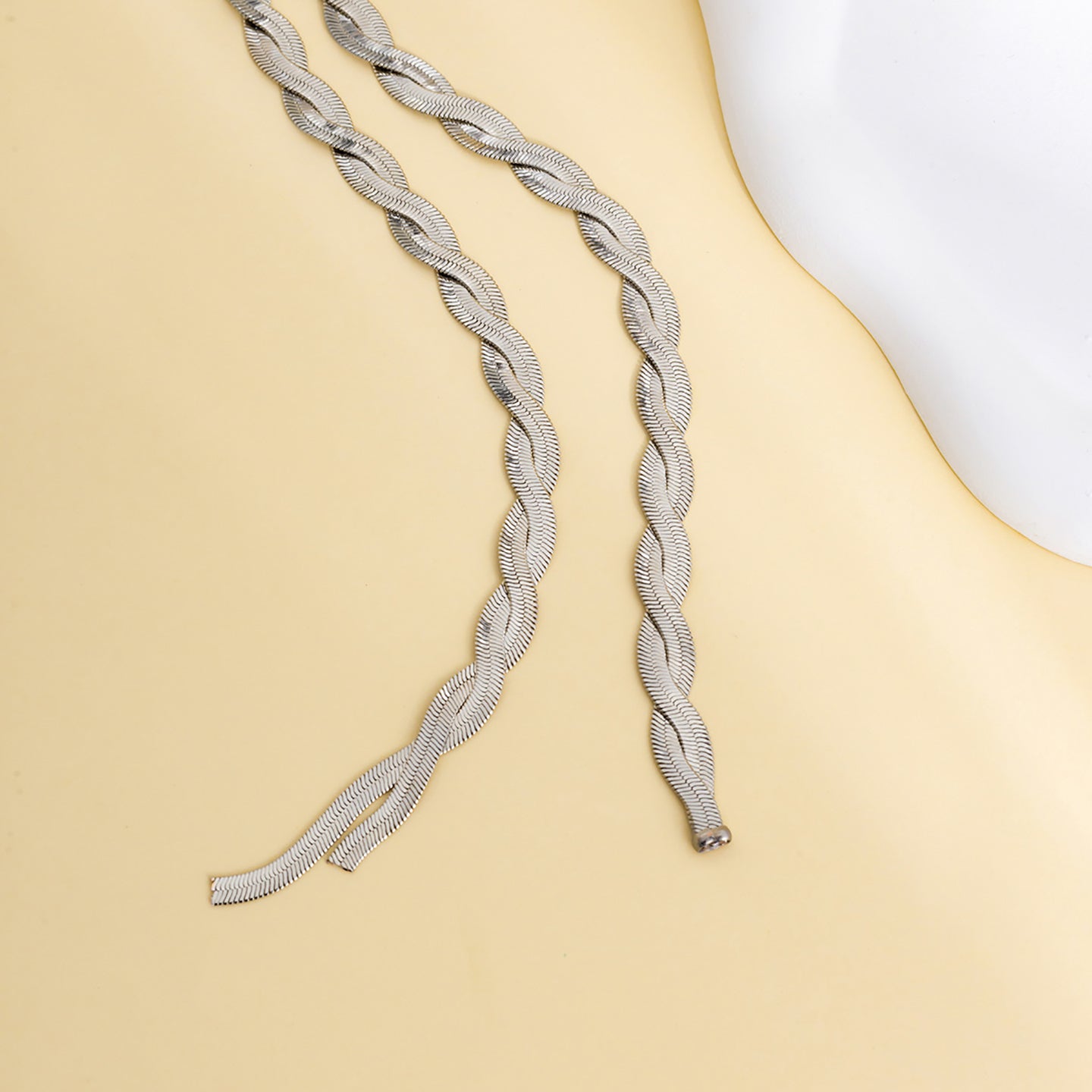 Silver-Plated Statement Necklace