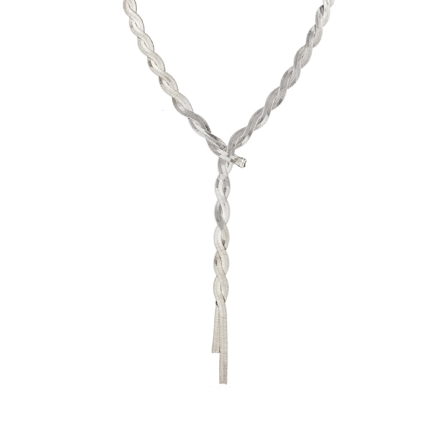 Silver-Plated Statement Necklace