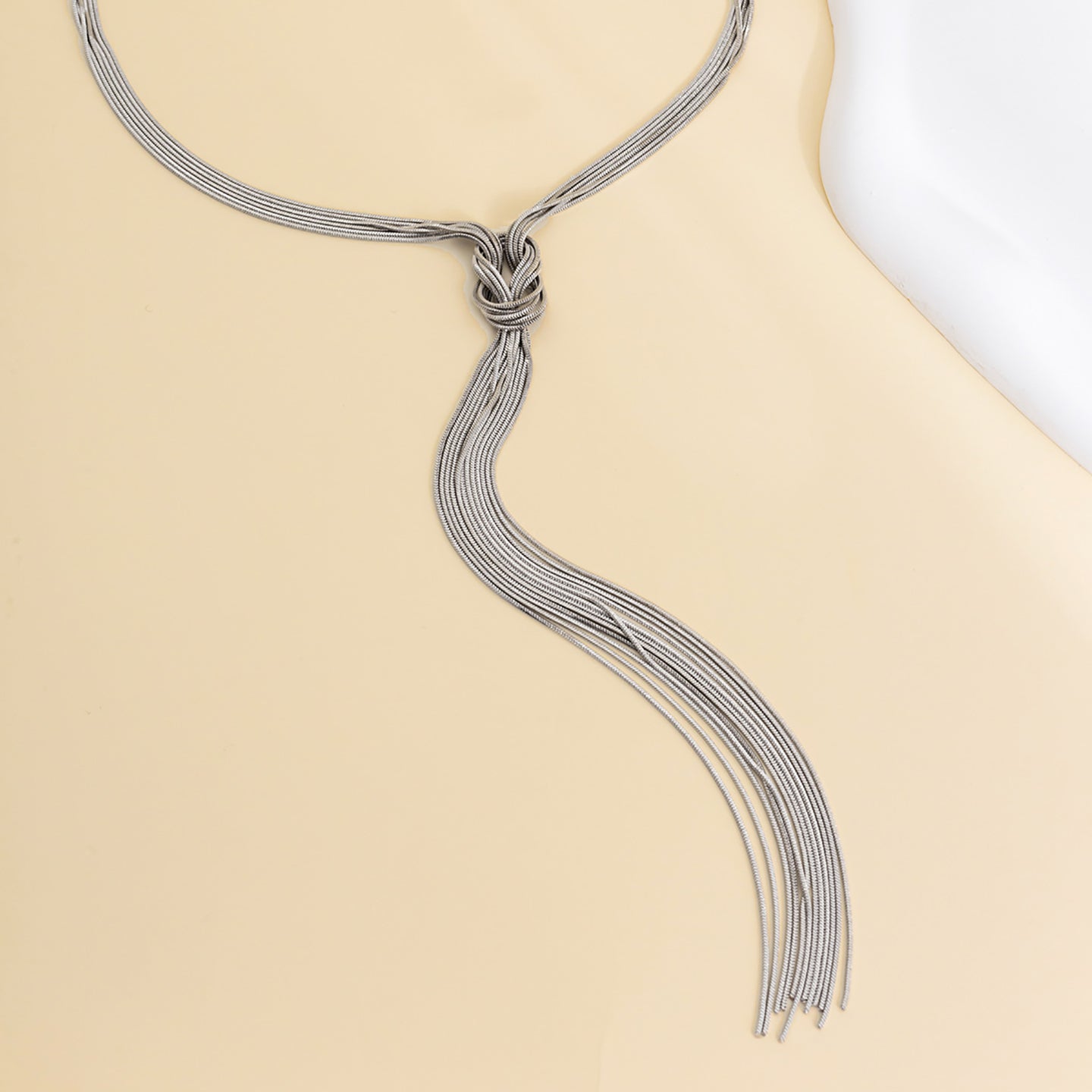 Silver-Plated Mirror Chain