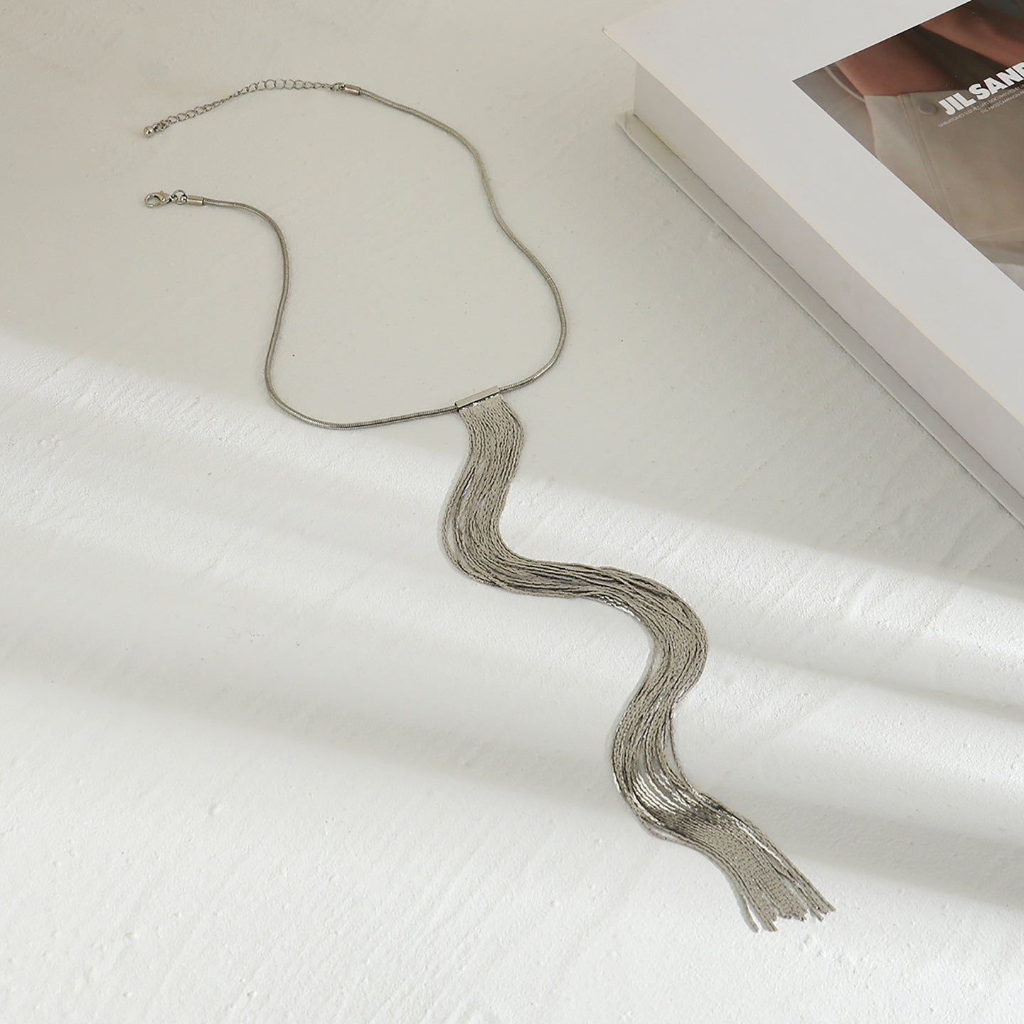 Silver-Plated Mirror Chain