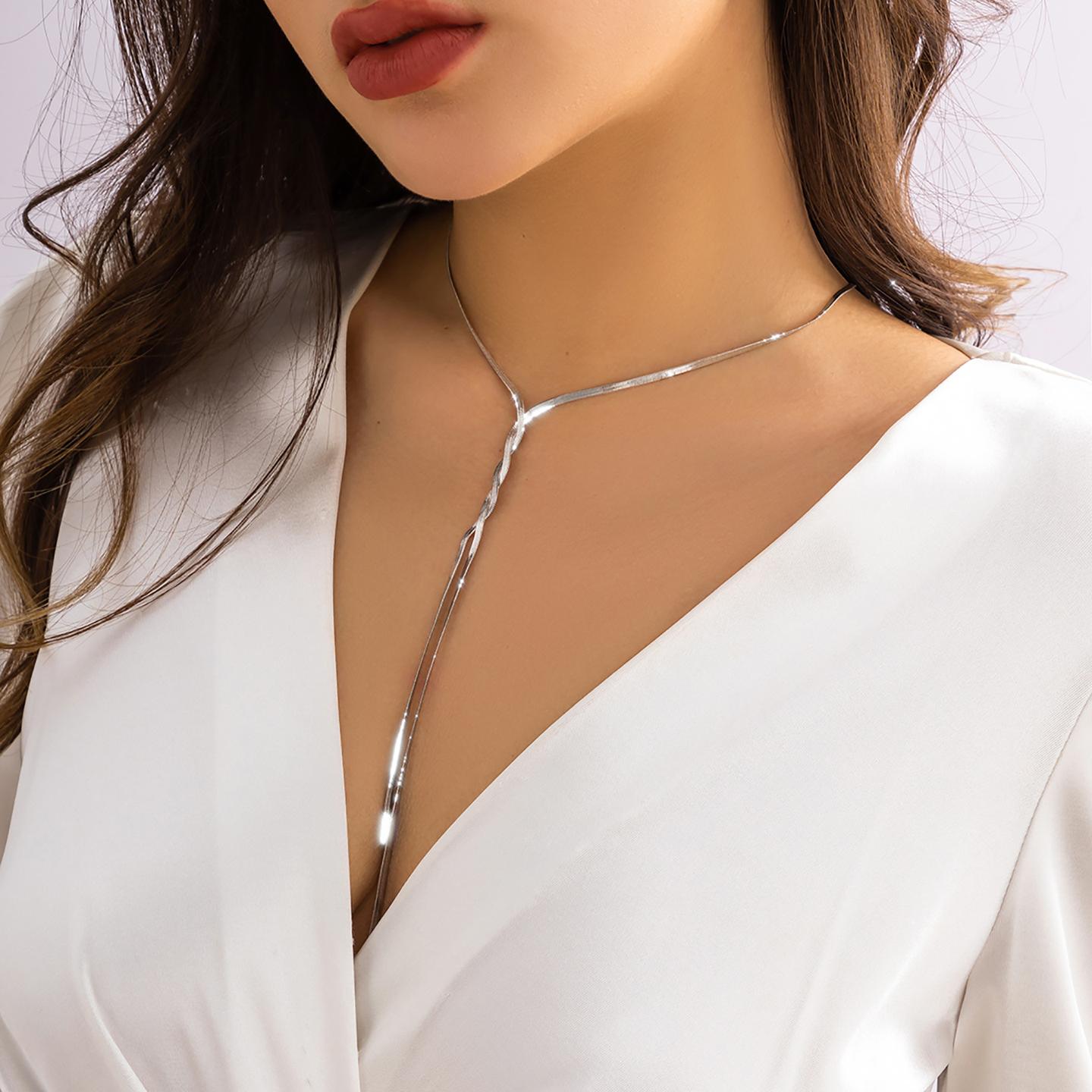 Silver-Plated Mirror Chain