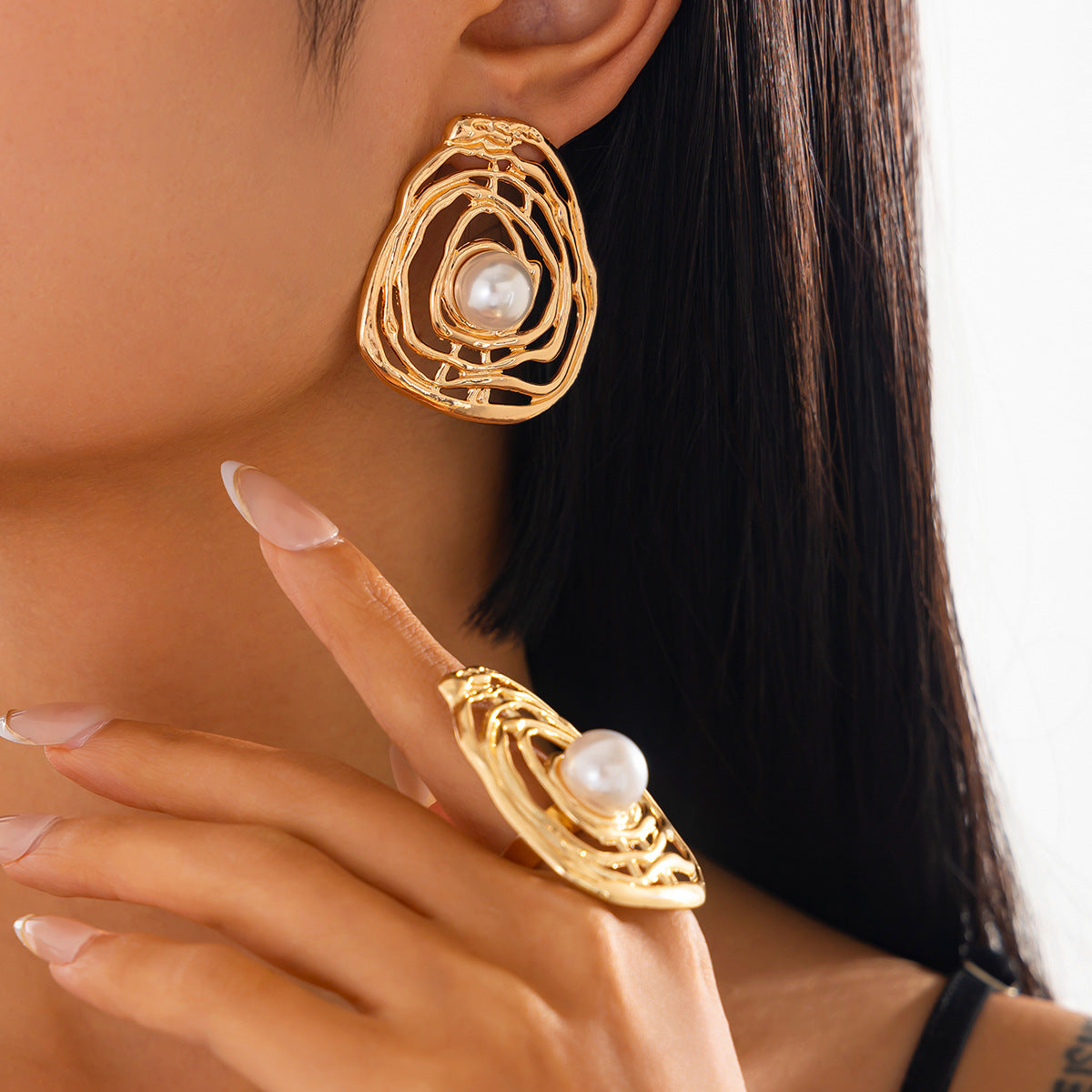 Geometric Studs Earrings