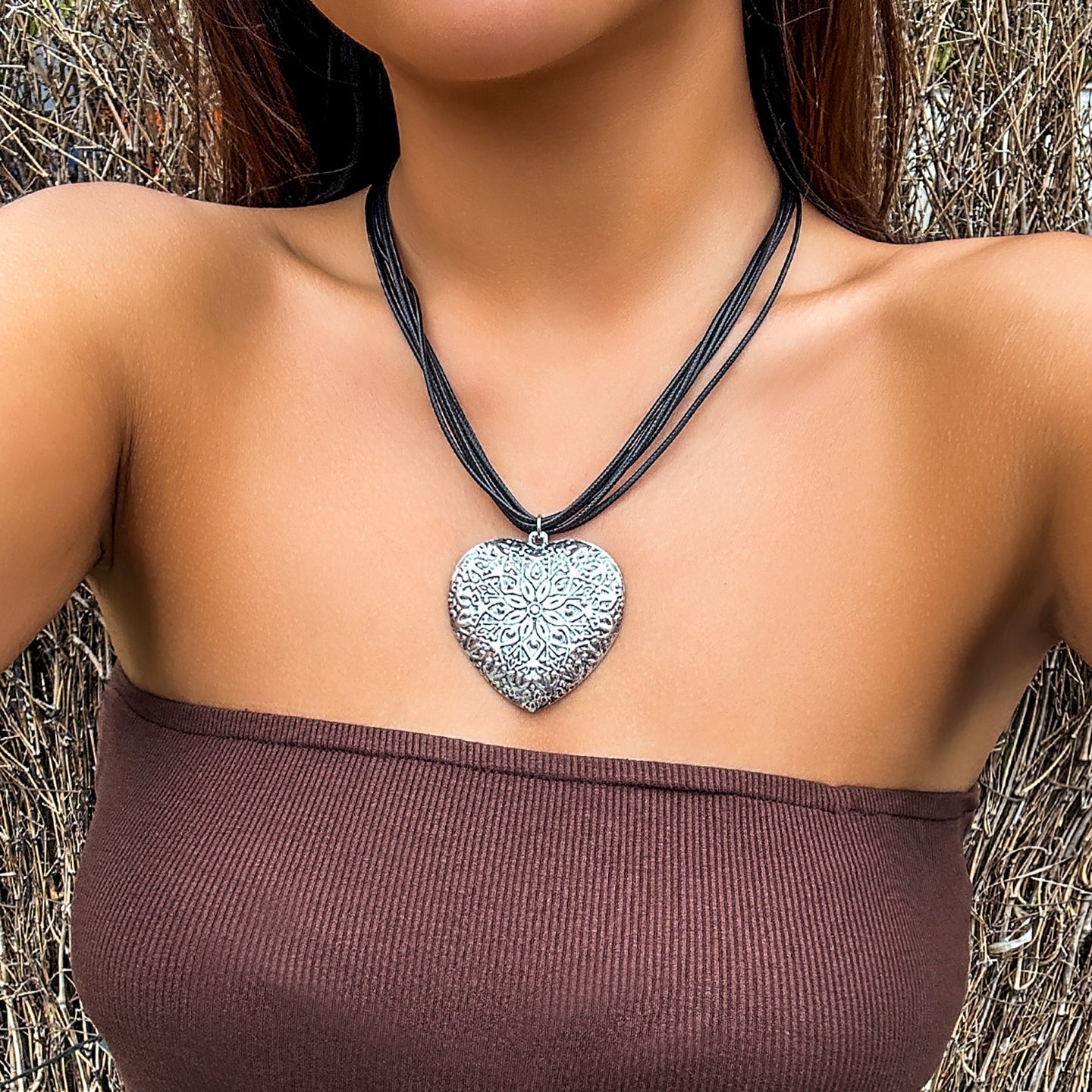 Silver-Plated Layered Chain