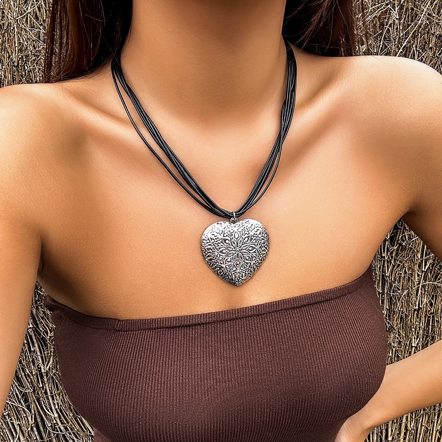 Silver-Plated Layered Chain