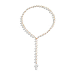 Gold-Plated Pearls Beaded Necklace